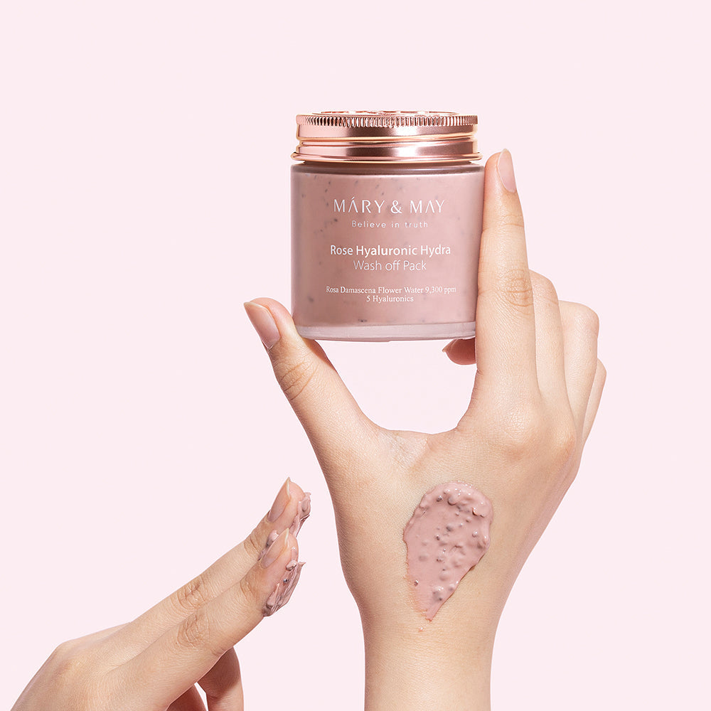 Mary&May Rose Hyaluronic Hydra Wash Off Pack — Official gallery 6