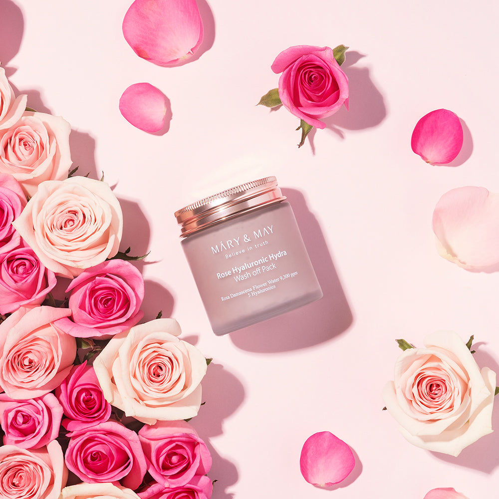 Mary&May Rose Hyaluronic Hydra Wash Off Pack — Official gallery 8