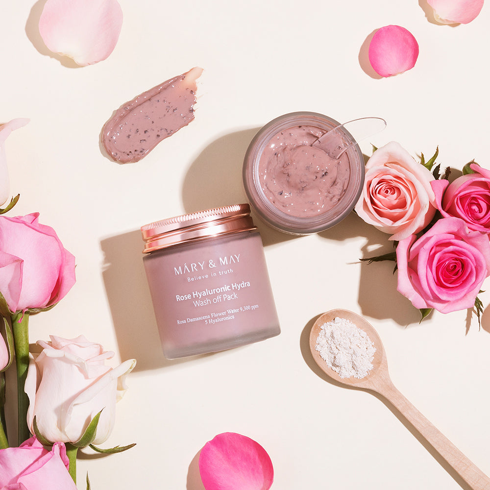 Mary&May Rose Hyaluronic Hydra Wash Off Pack — Official gallery 9