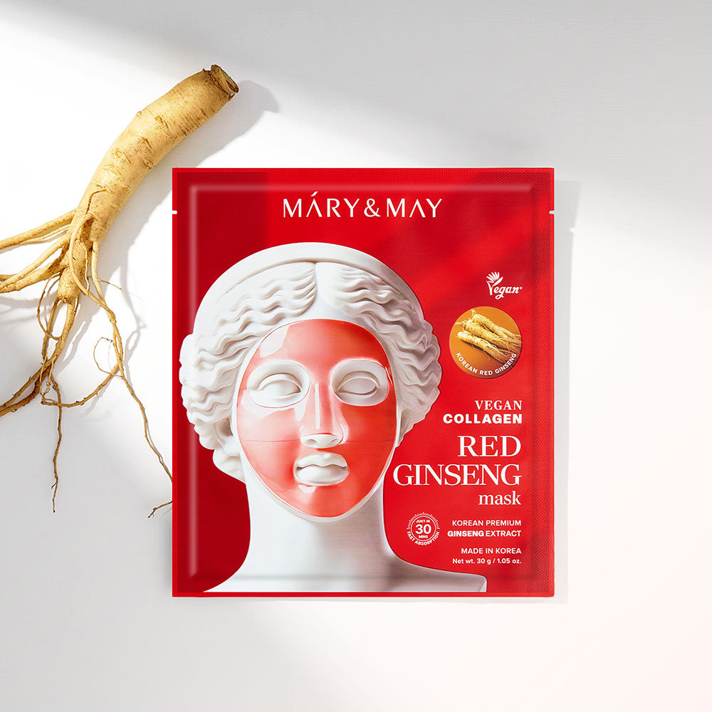 Mary&May Vegan Collagen Red Ginseng Mask — Product image