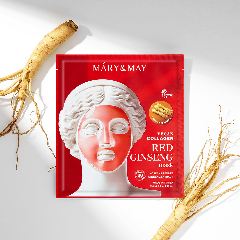 Mary&May Vegan Collagen Red Ginseng Mask — Official gallery 6