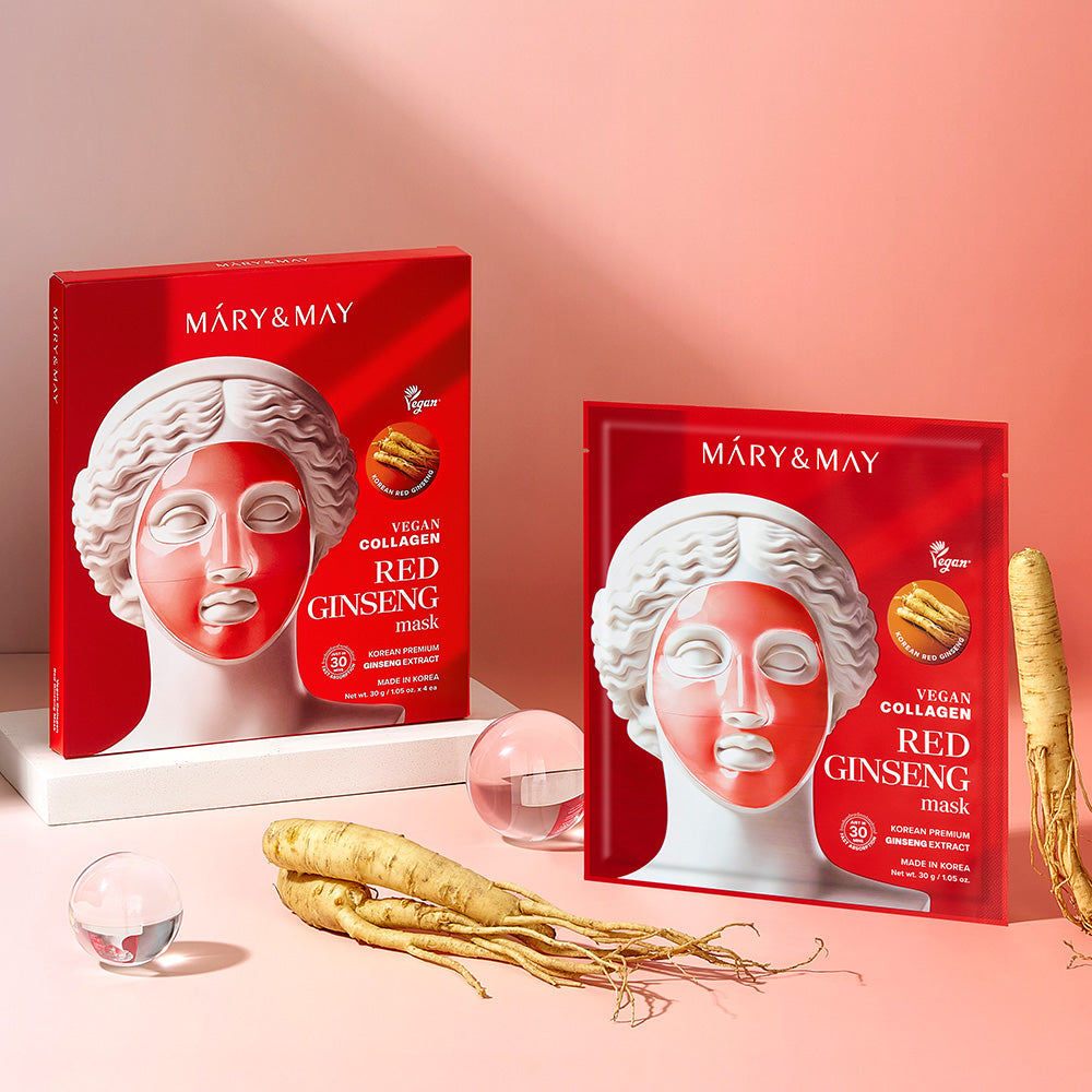 Mary&May Vegan Collagen Red Ginseng Mask — Official gallery 8