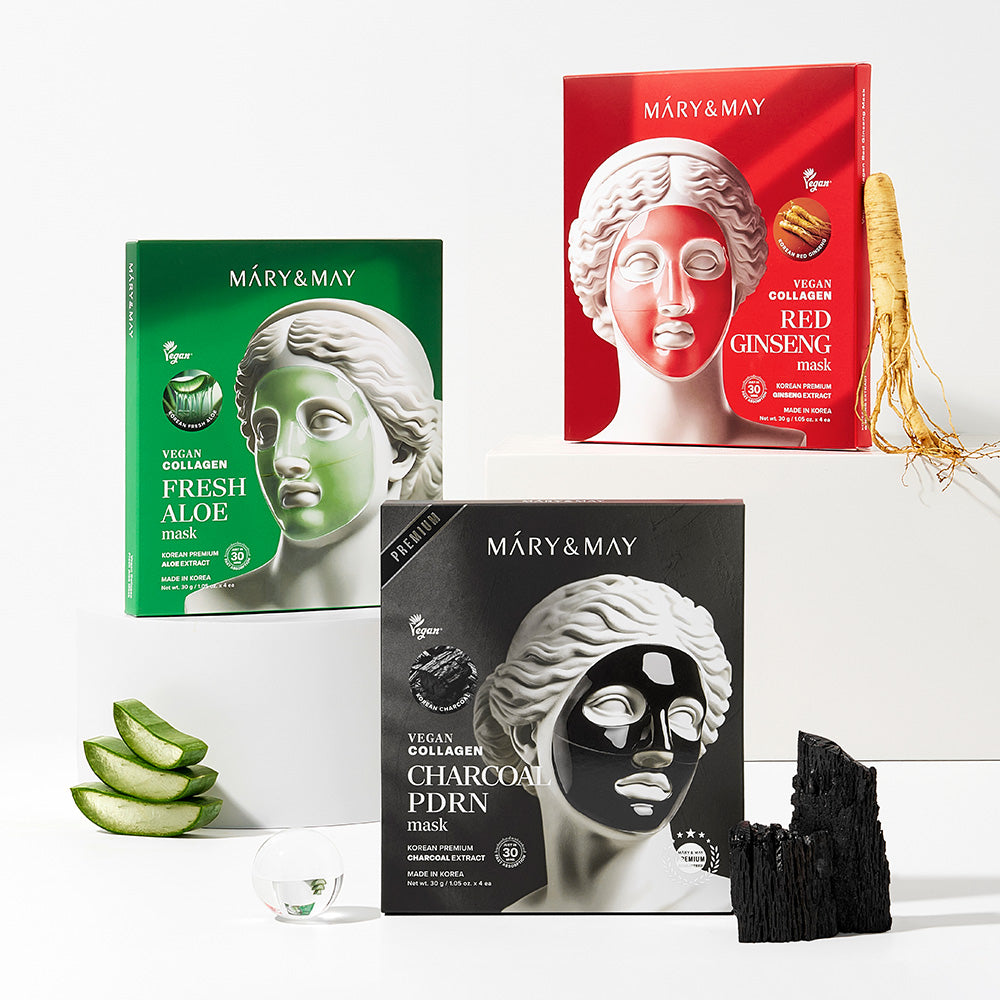Mary&May Vegan Collagen Red Ginseng Mask — Official gallery 11