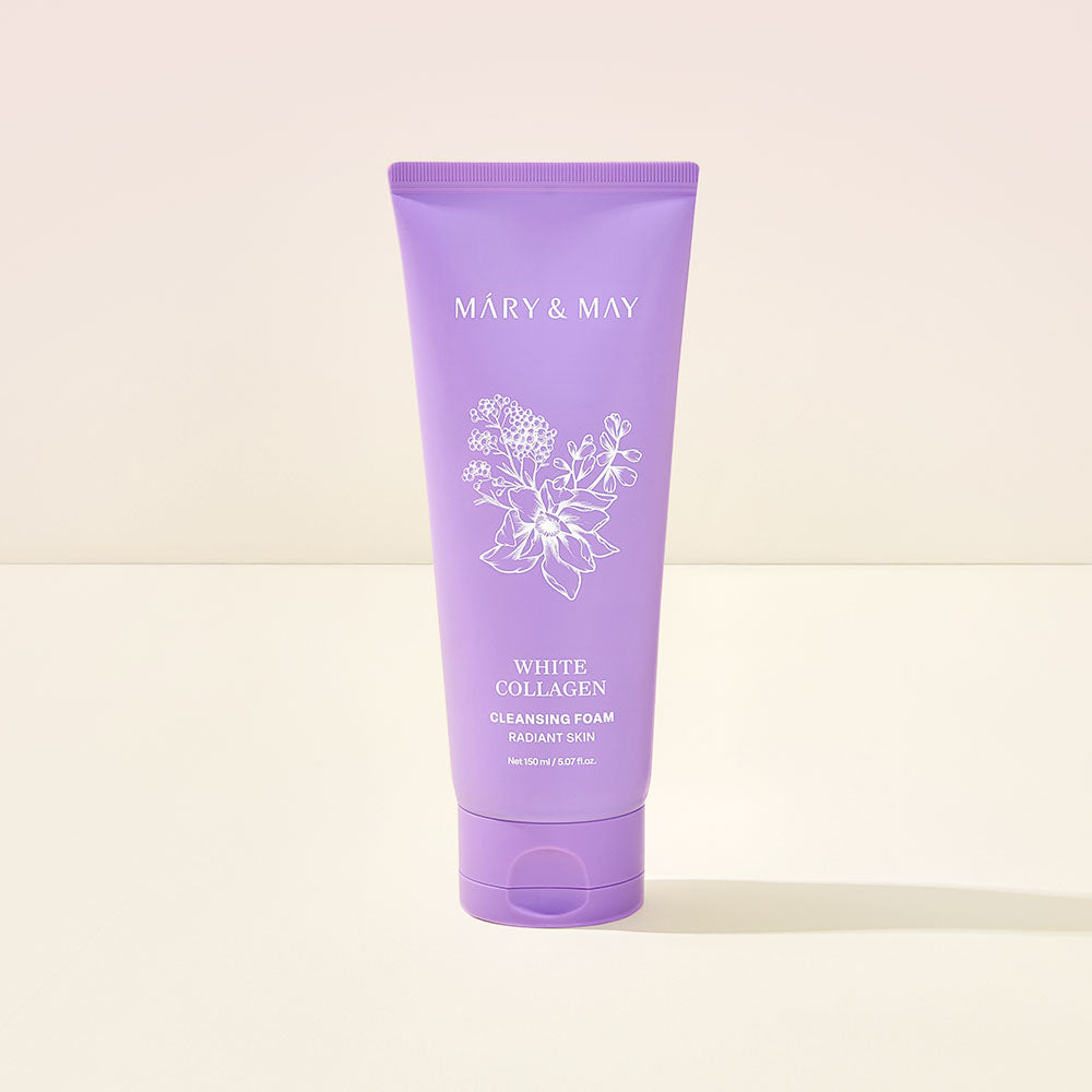Mary&May White Collagen Cleansing Foam — Product image
