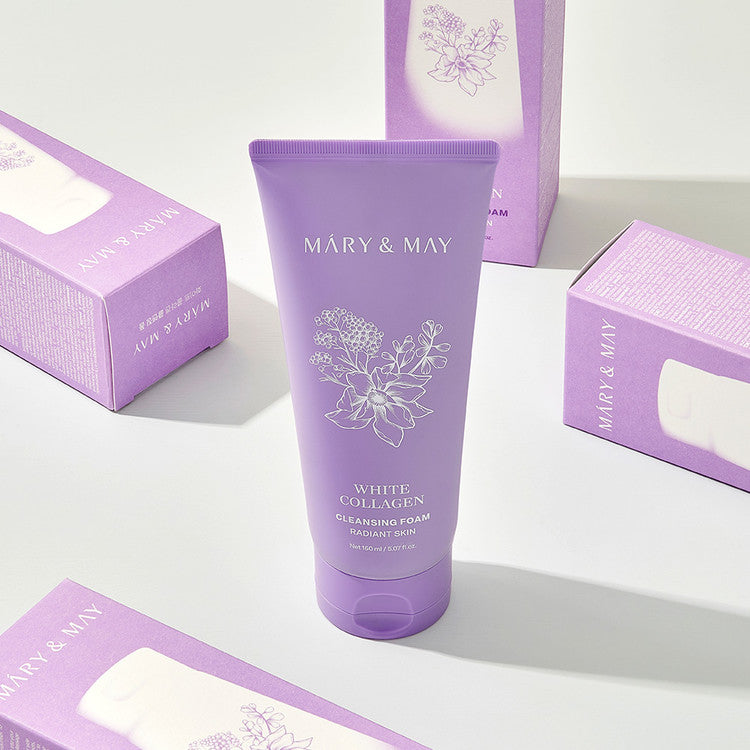Mary&May White Collagen Cleansing Foam — Official gallery 5
