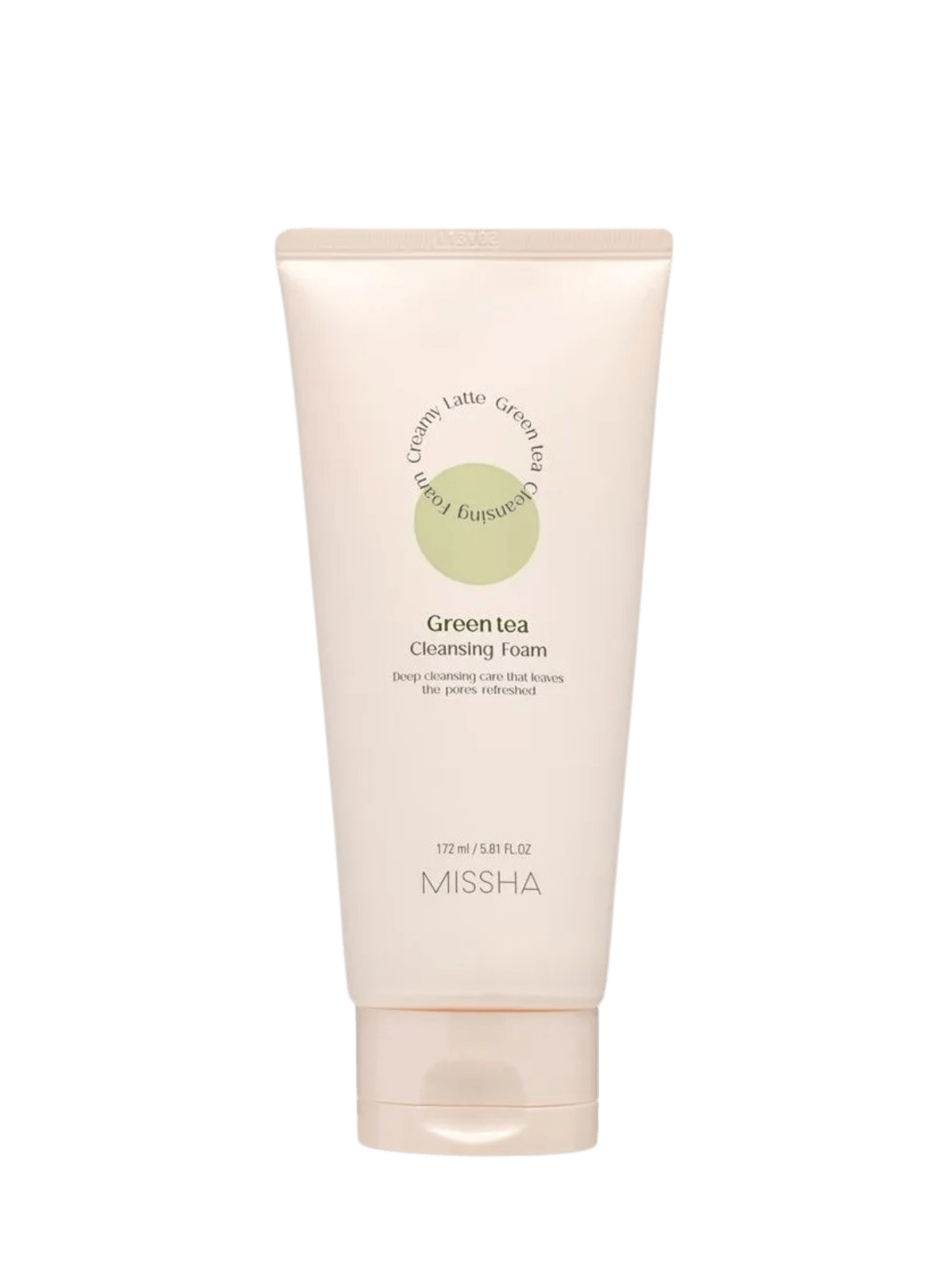 Missha Creamy Latte Green Tea Cleansing Foam — Product image