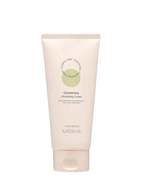 Missha Creamy Latte Green Tea Cleansing Foam — Product image