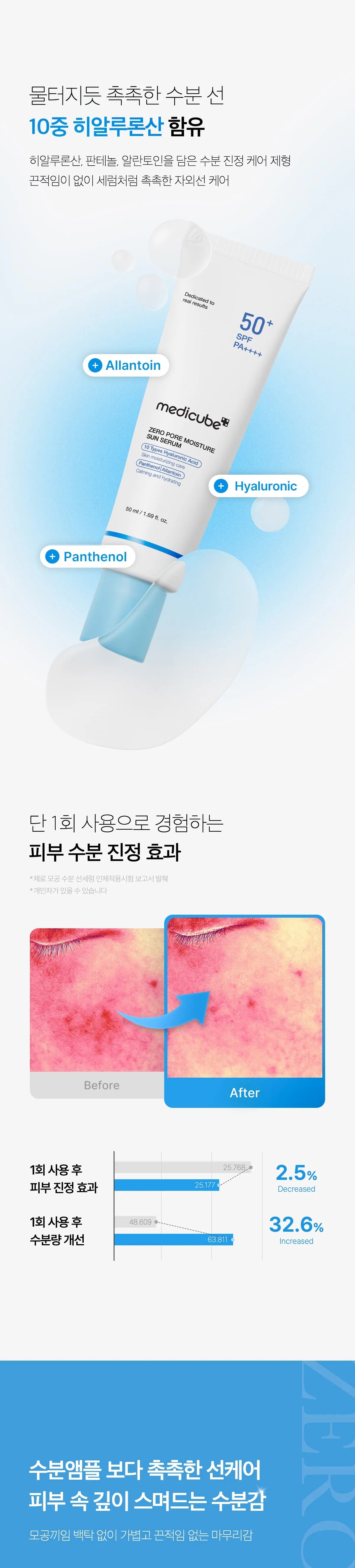 Medicube Zero Pore Moisture Sun Serum — official gallery image 7