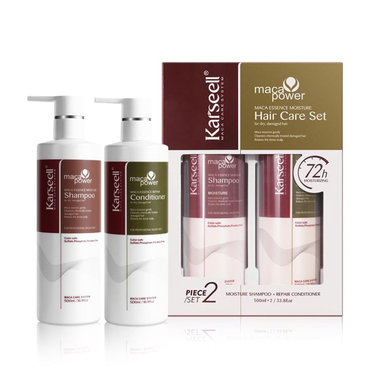 Karseell Collagen Hair Shampoo+Hair Conditioner Set