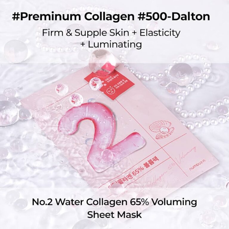 Numbuzin No.2 Water Collagen 65% Voluming Sheet Mask (1ea)