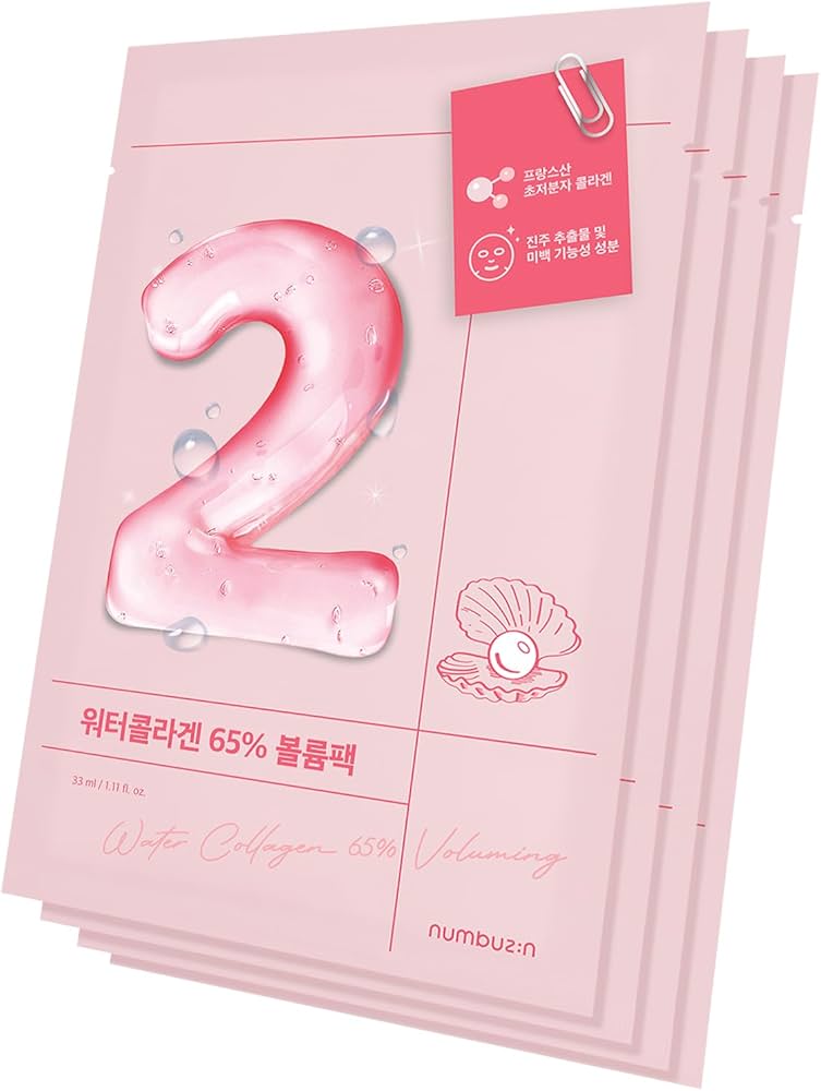 Numbuzin No.2 Water Collagen 65% Voluming Sheet Mask (1ea)