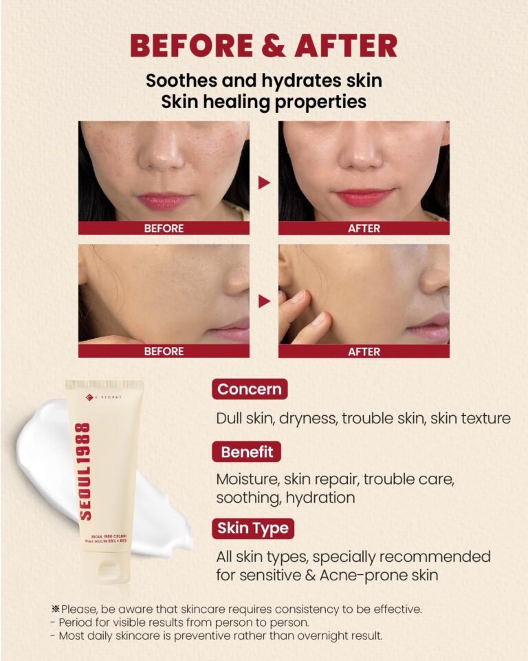 KSECRET SEOUL 1988 Cream : Snail Mucin 93% + Rice