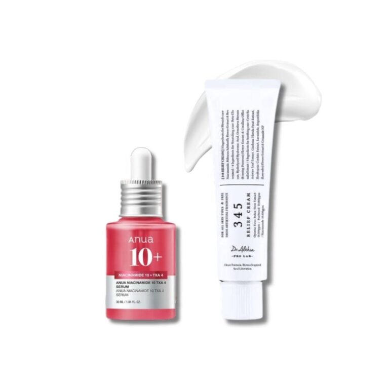 Dr.Althea 345 Relief Cream + ANUA Niacinamide 10% + TXA 4% Serum Set
