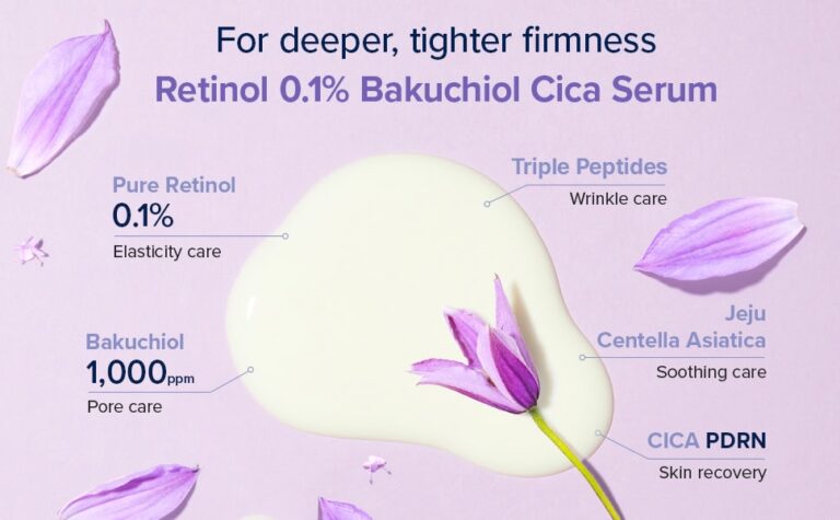 Mary&May Retinol 0.1% Bakuchiol CICA Serum 80ML