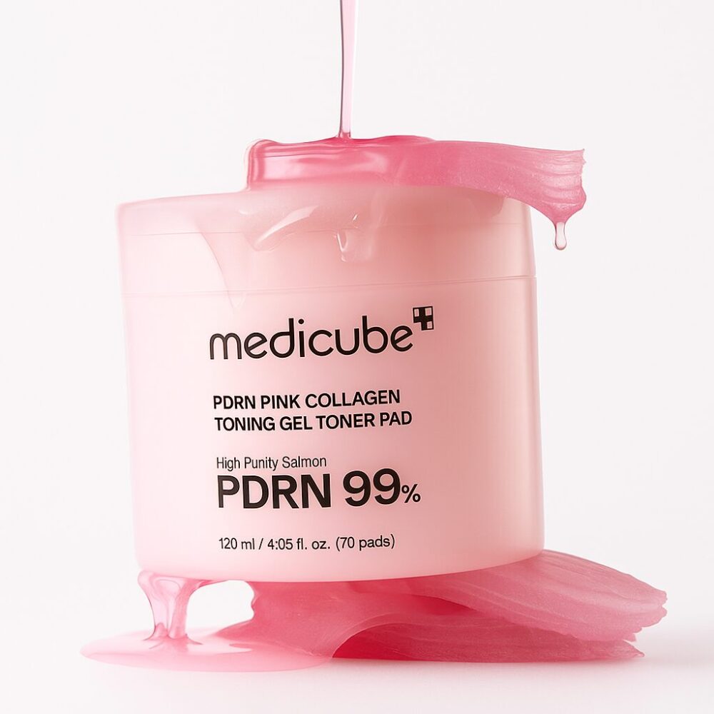 MEDICUBE PDRN Pink Collagen Toning Gel Toner Pad 120ml (70pcs)