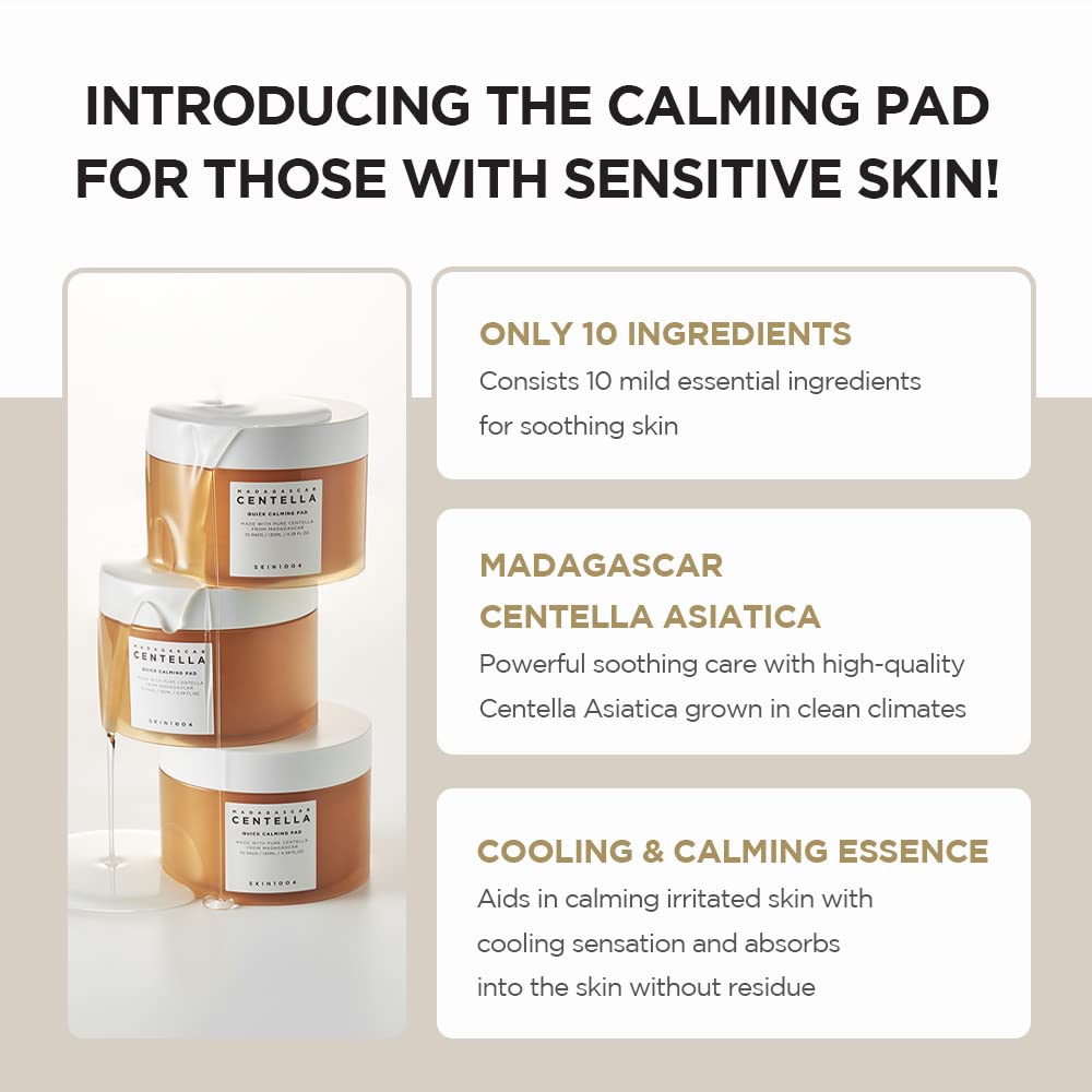 SKIN1004 Madagascar Centella Quick Calming Pad (70ea)
