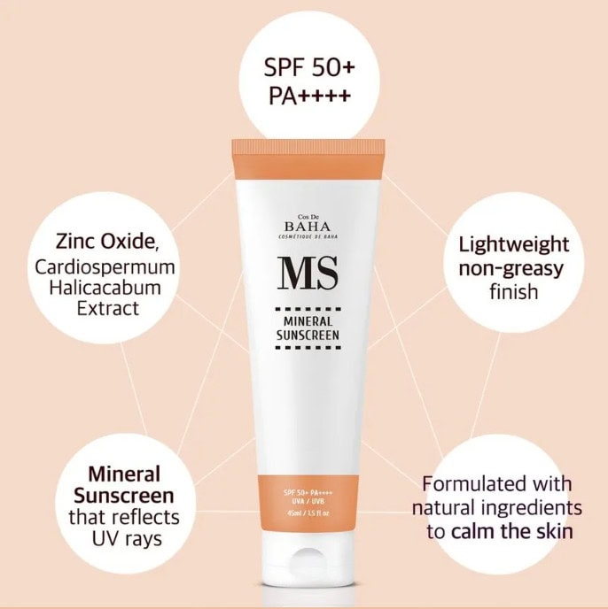 Cos De BAHA MS Mineral Sunscreen 45ml