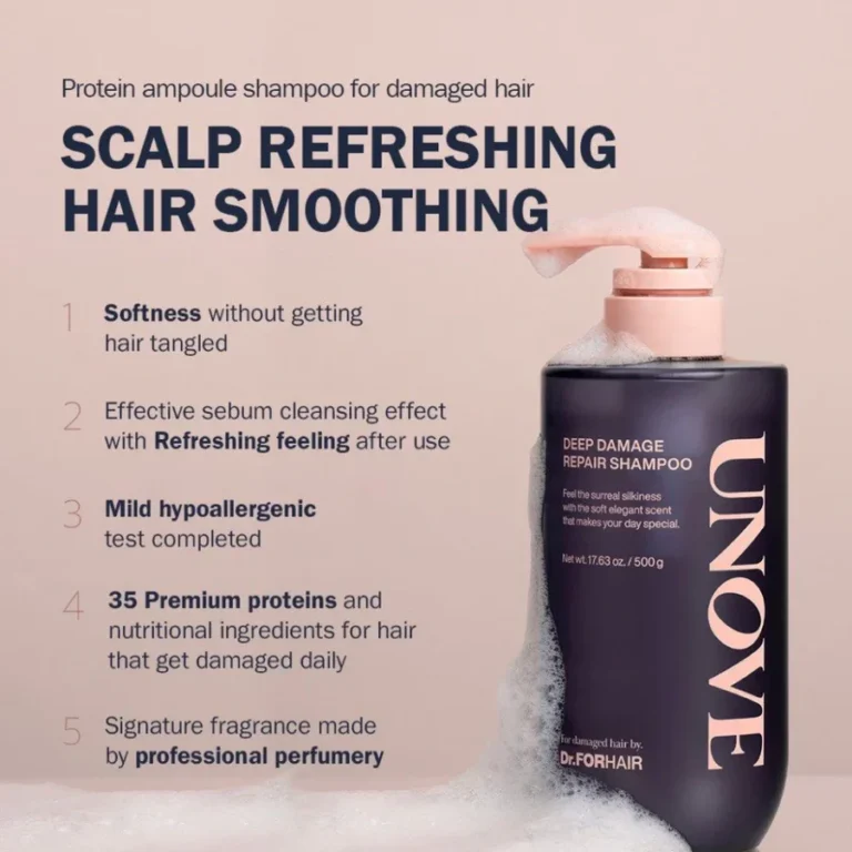 UNOVE Deep Damage Shampoo 500ml