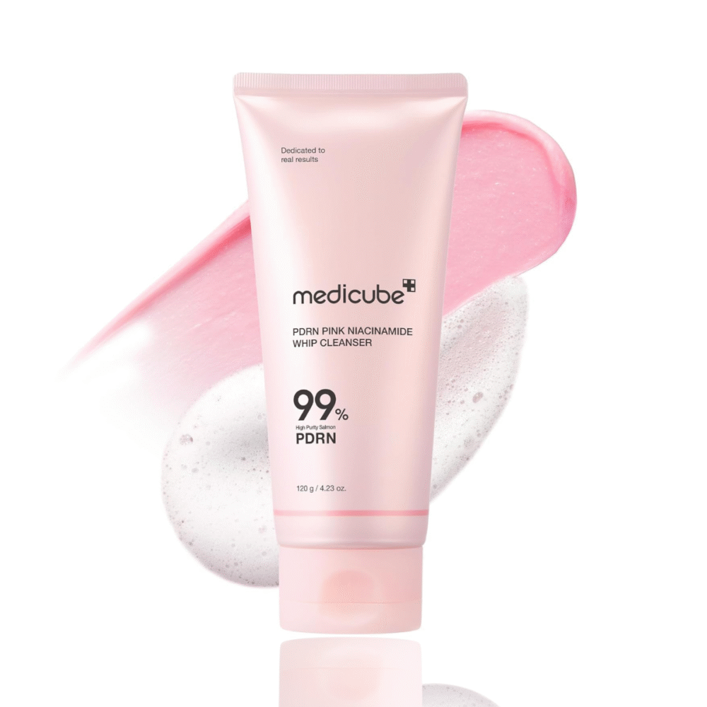 MEDICUBE PDRN Pink Niacinamide Whip Cleanser 120g