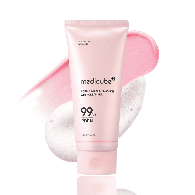 MEDICUBE PDRN Pink Niacinamide Whip Cleanser 120g