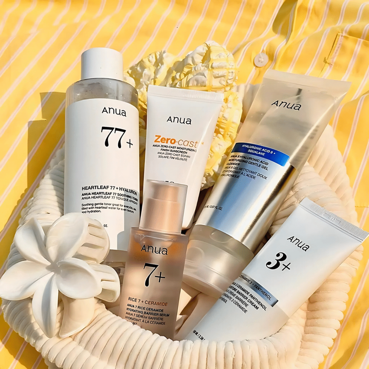 ANUA Moisturizing Soothing Hydrating Barrier Glow Set