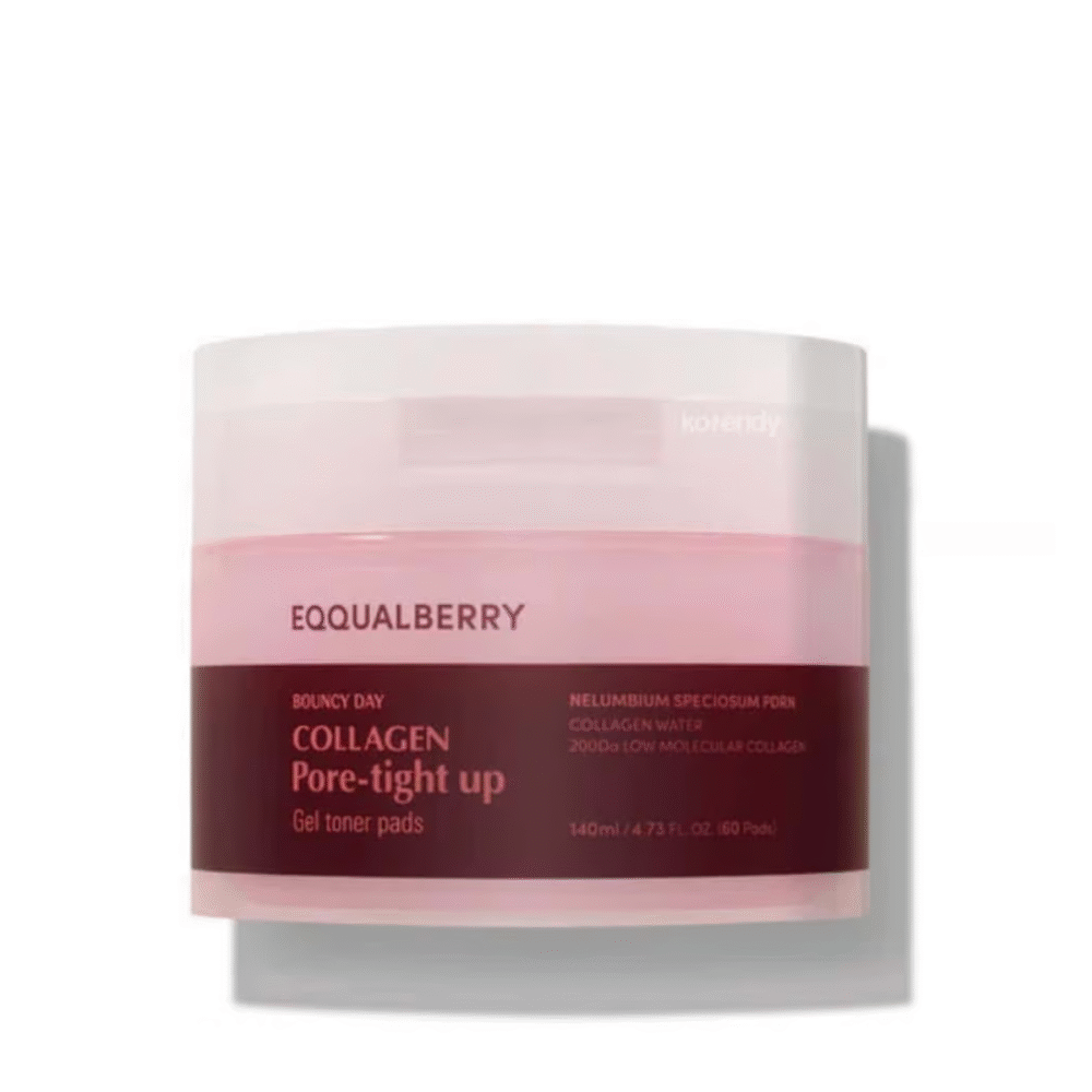 Eqqualberry Collagen Pore Tight Up Gel Toner Pads (60ea)