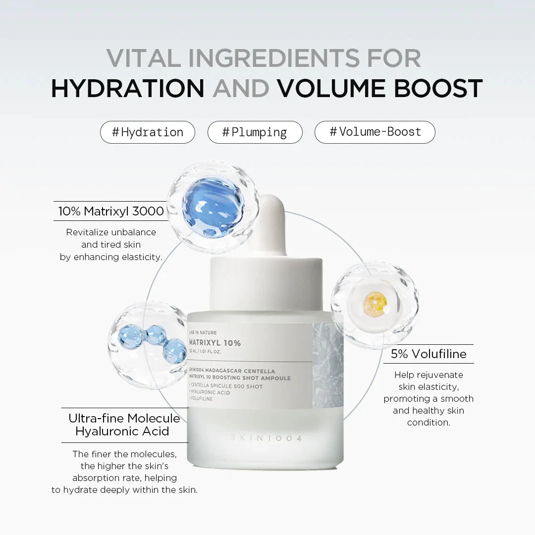 SKIN1004 Centella Matrixyl 10 Boosting Shot Ampoule 30ml