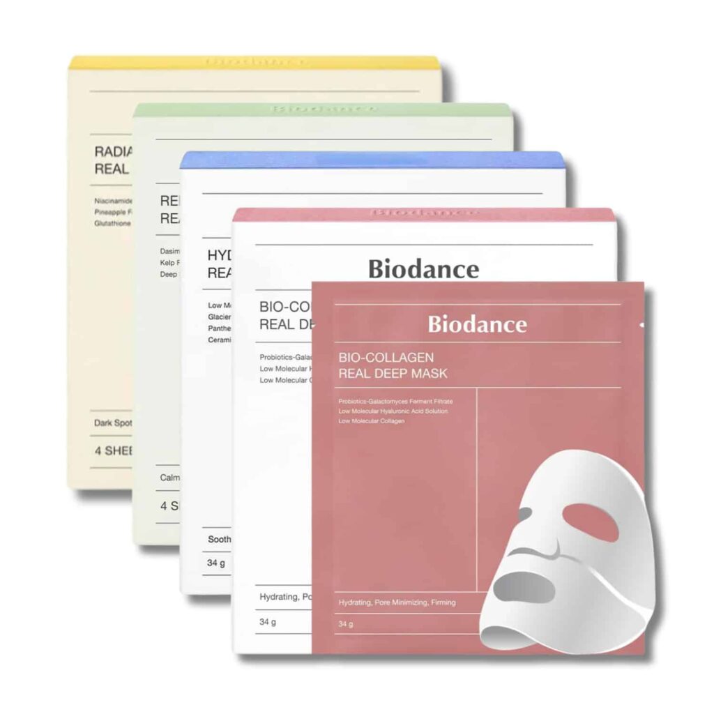 Biodance Deep Hydro Collagen Refreshing Masks (4Ea)