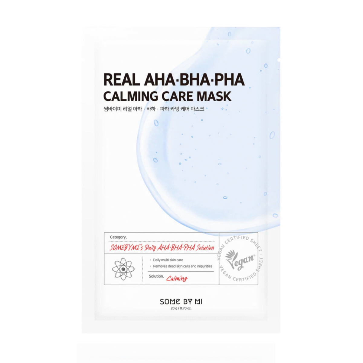 Some By Mi Real AHA-BHA-PHA Calming Care Mask 20g