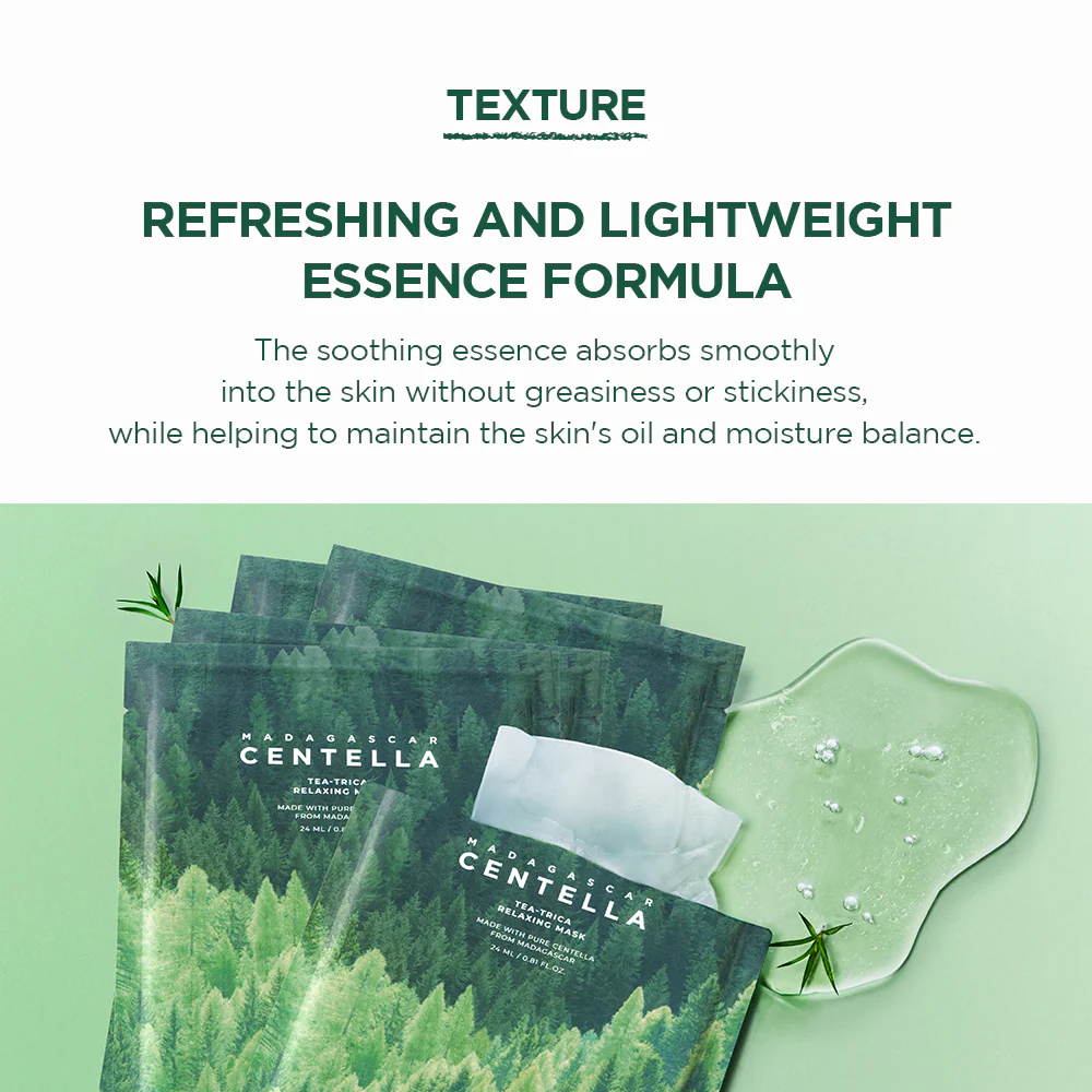 SKIN1004 Madagascar Centella Tea-Trica Relaxing Mask (5ea)