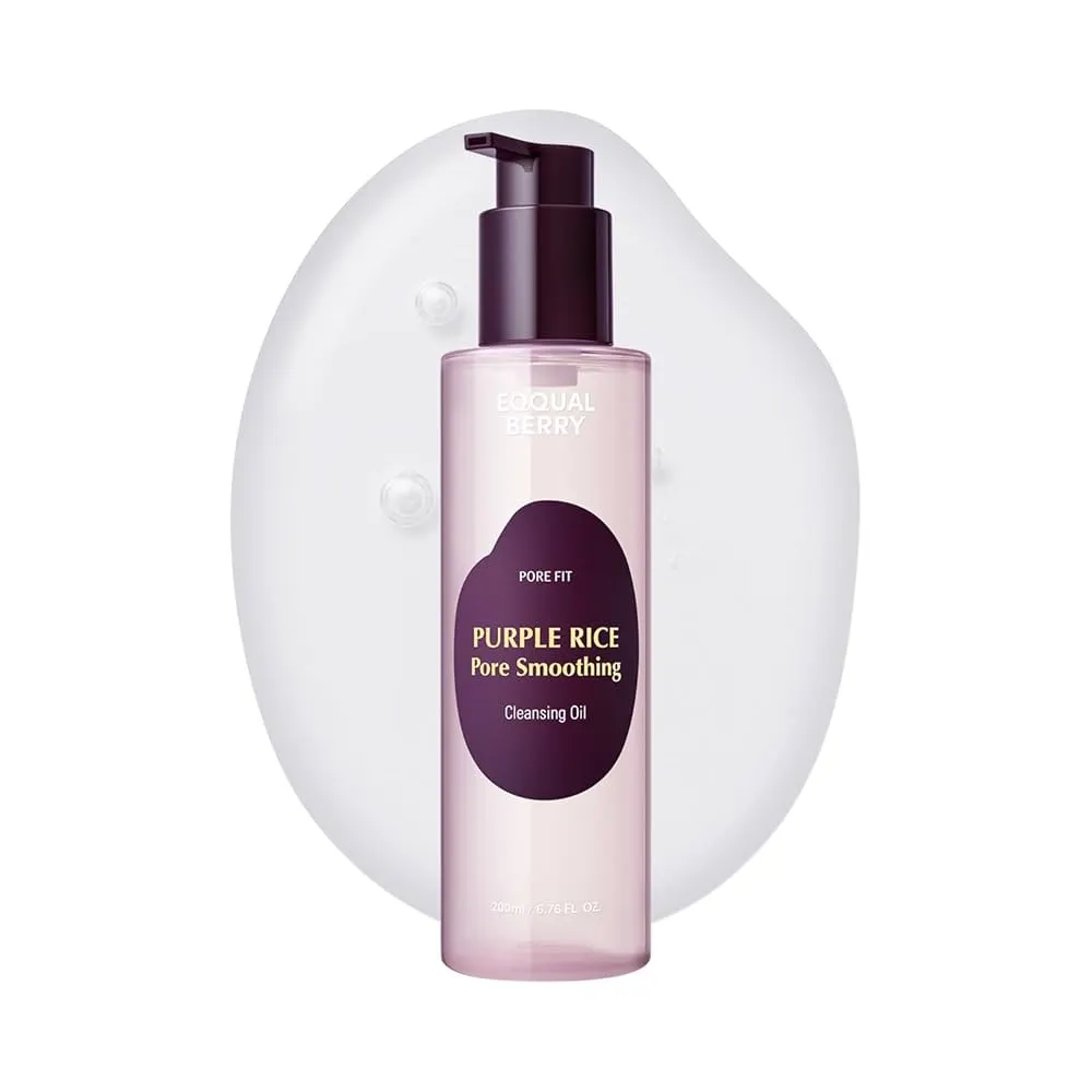 Eqqualberry Purple Rice Pore Smoothing Cleansing Oil 200Ml