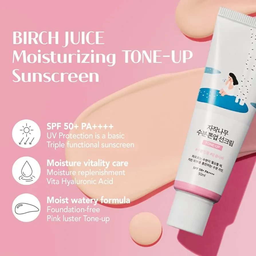 ROUND LAB Birch Moisture Tone-Up Sunscreen 50ml