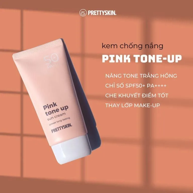 PRETTYSKIN Pink Tone Up Sun Cream 70ml
