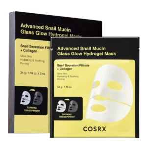 COSRX Advanced Snail Mucin Glass Glow Hydrogel Mask (3ea)