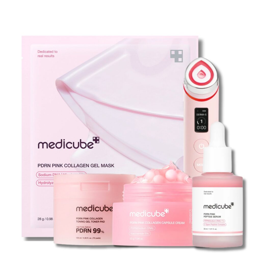 Medicube Pdrn Booster Pink Toning Collagen Set