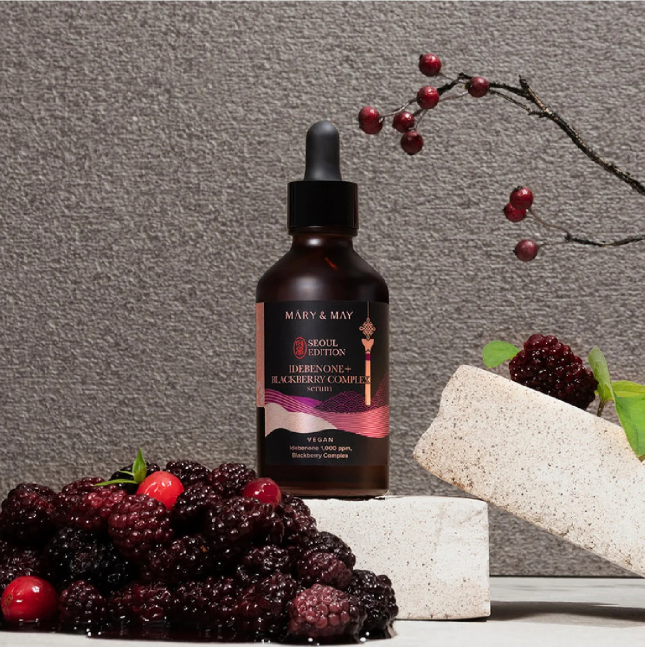 Mary&May Idebenone + Blackberry Complex Serum 80ML