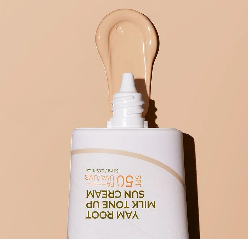 Isntree Yam Root Milk Tone Up Sun Cream 50Ml Buy Online At K-Beauty Shine Isntree Yam Root Milk Tone Up Sun Cream 50 Ml