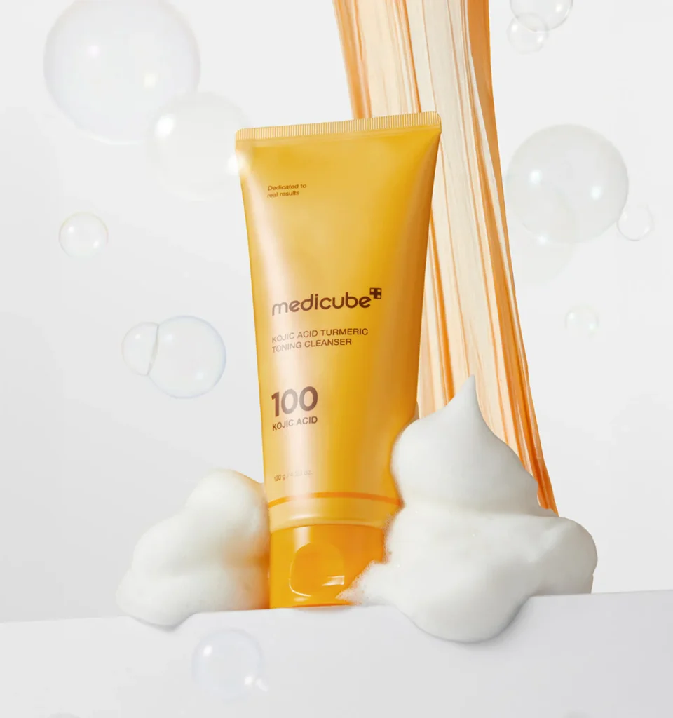 Medicube Kojic Acid Tumeric Toning Cleanser 120g
