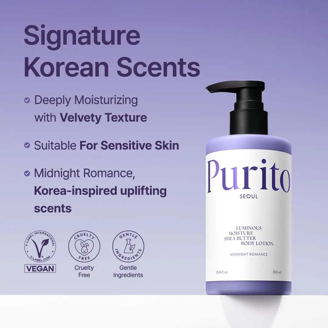 Purito Seoul Luminous Moisture Shea Butter Body Lotion Midnight Romance