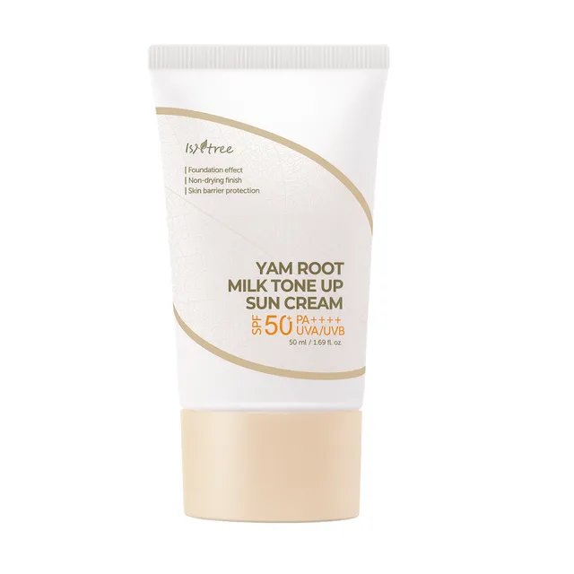 Isntree Yam Root Milk Tone Up Sun Cream 50Ml Buy Online At K-Beauty Shine Isntree Yam Root Milk Tone Up Sun Cream 50 Ml
