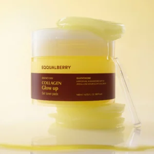 Eqqualberry Collagen Glow Up Gel Toner Pads (60ea)