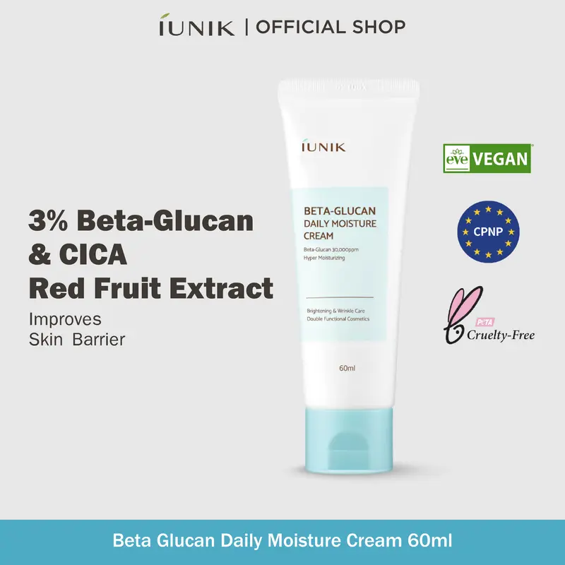 iUNIK Beta Glucan Daily Moisture Cream 60ml