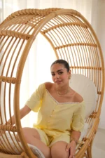 Daisy Haze PJ Set In Butter Yellow