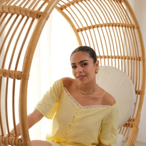 Daisy Haze PJ Set In Butter Yellow