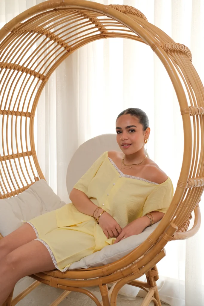 Homewear Buy Online At K-Beauty Shine Daisy Haze Pj Set In Butter Yellow