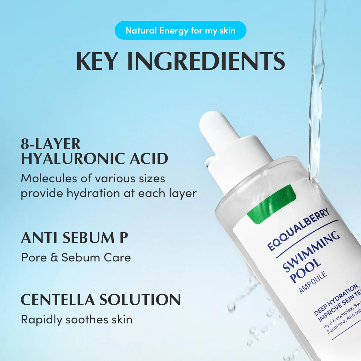 EQQUALBERRY Swimming Pool Ampoule 50ml