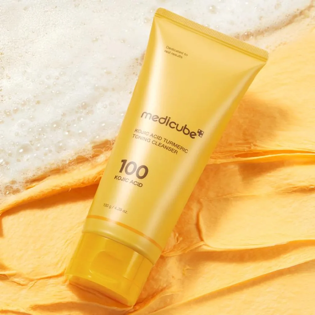 Medicube Kojic Acid Tumeric Toning Cleanser 120g