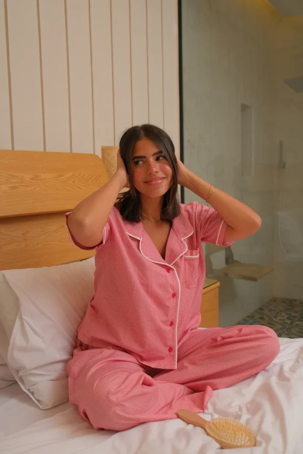 Mentally Checked Out Pj In Red