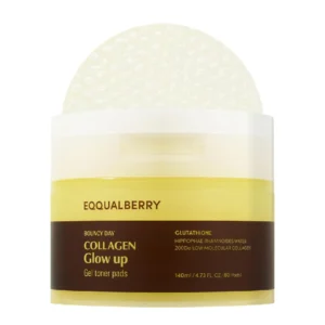 Eqqualberry Collagen Glow Up Gel Toner Pads (60ea)