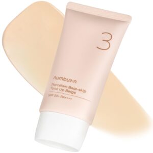 Numbuzin No.3 Porcelain Base Skip Tone Up Beige 50ml